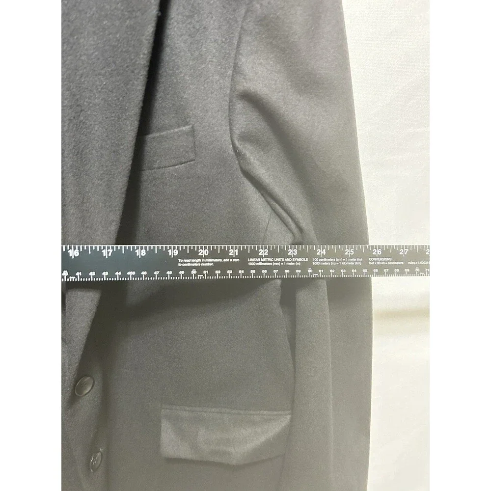 Oscar De La Renta Mens 46R Wool Cashmere Jacket Coat